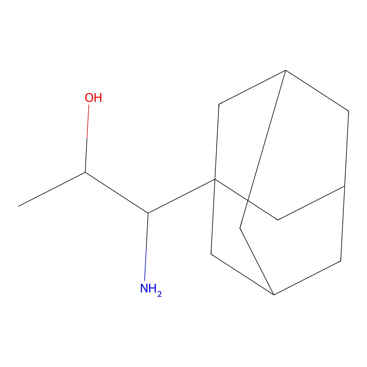 1-(Adamantan-1-yl)-1-aminopropan-2-ol molecular structure, CAS 443922-16-5