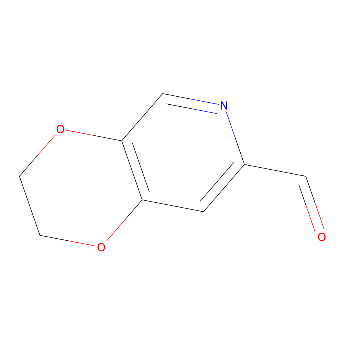 2,3-Dihydro[1,4]dioxino[2,3-c]pyridine-7-carbaldehyde molecular structure, CAS 443955-90-6