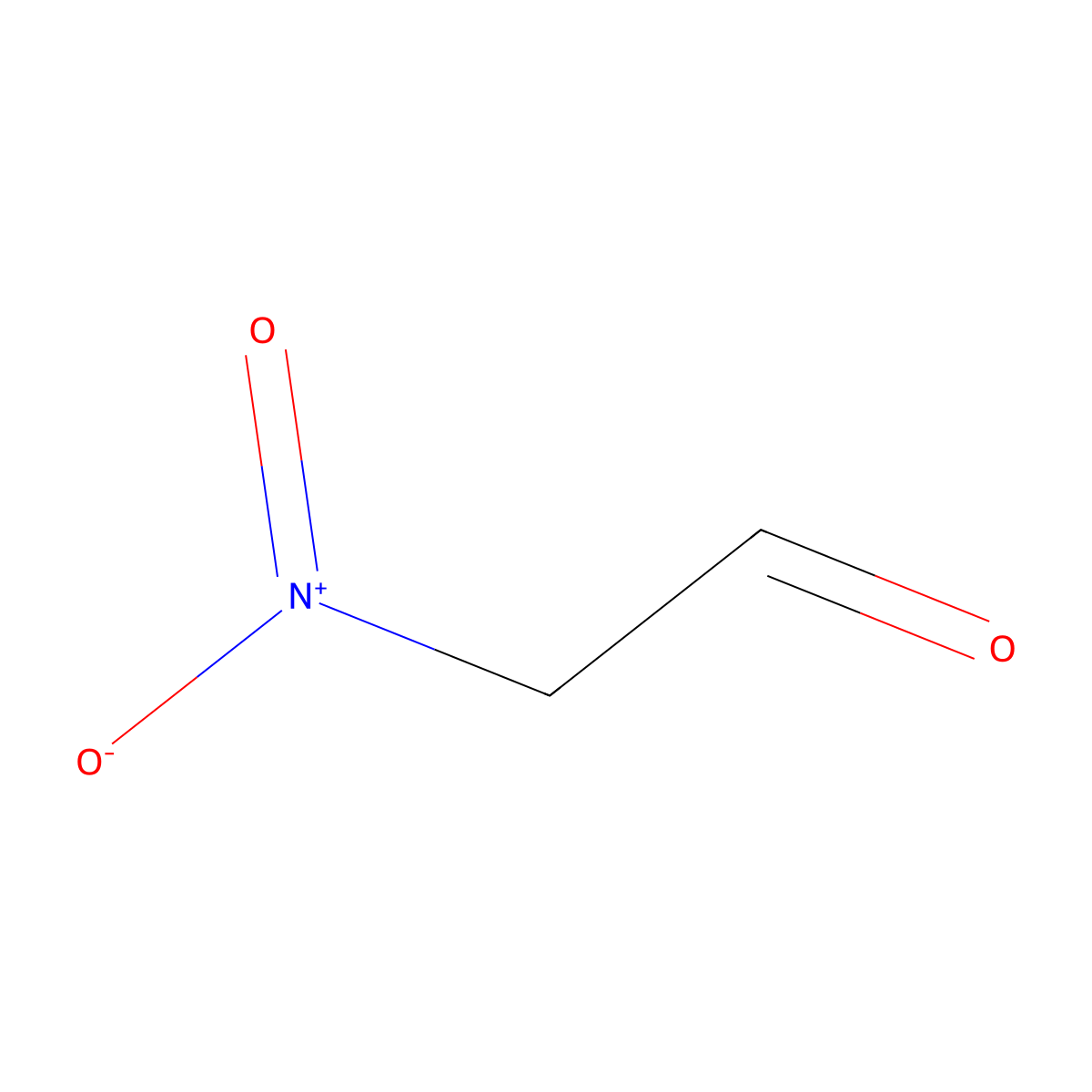 2-Nitroacetaldehyde molecular structure, CAS 44397-85-5