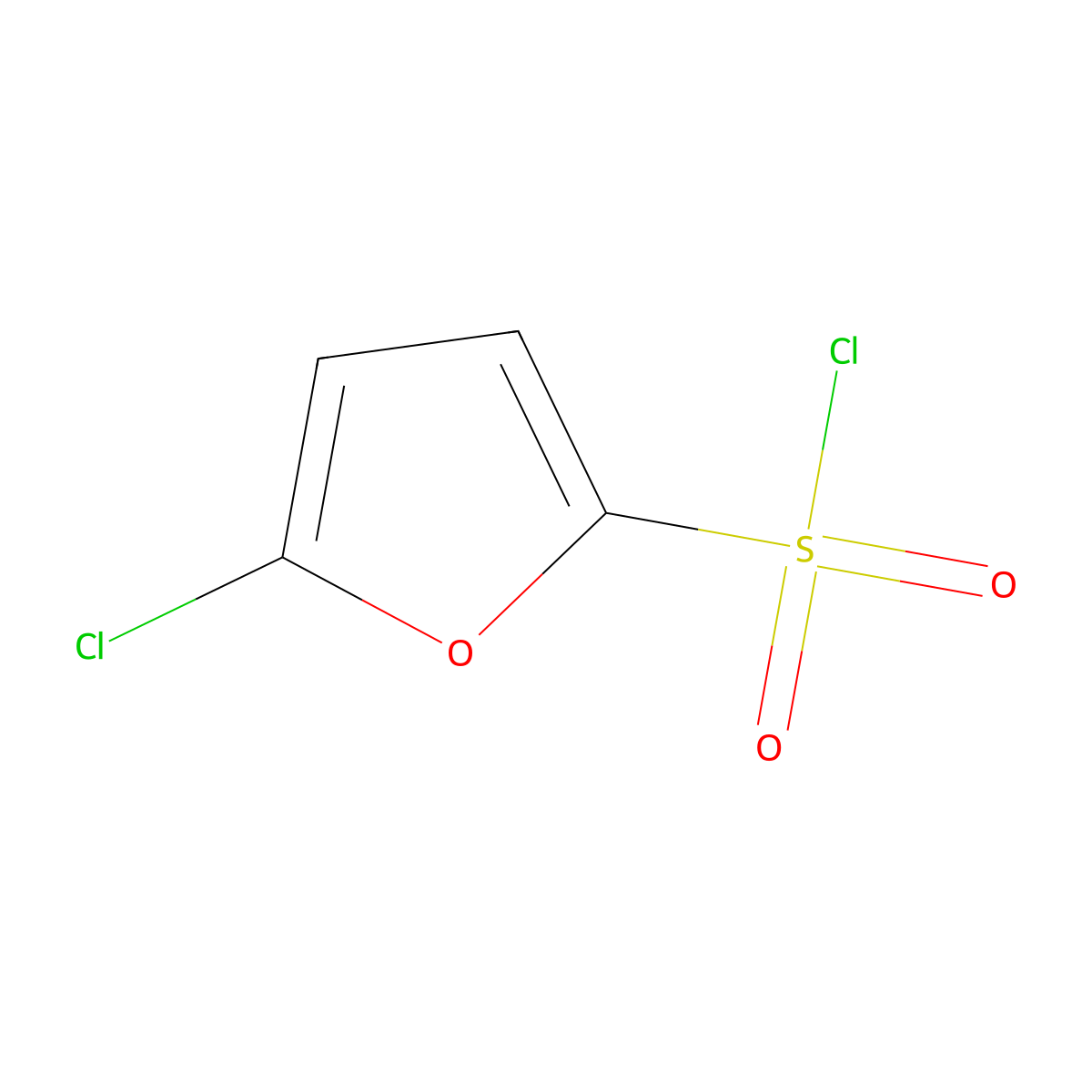 5-Chlorofuran-2-sulfonyl chloride molecular structure, CAS 443990-97-4
