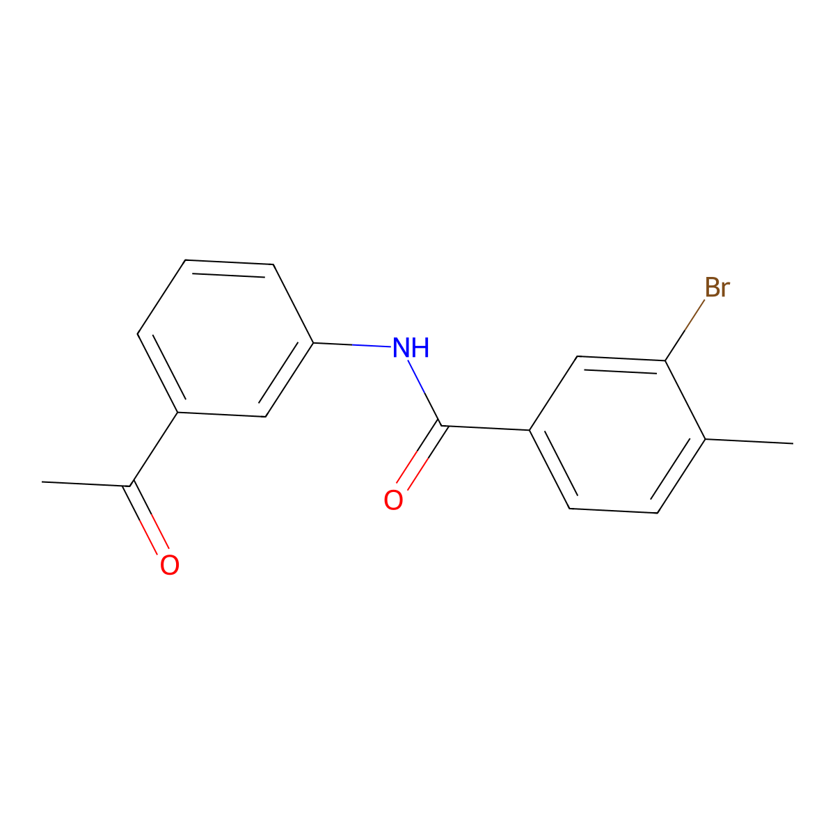 N-(3-acetylphenyl)-3-bromo-4-methylbenzamide molecular structure, CAS 444058-52-0