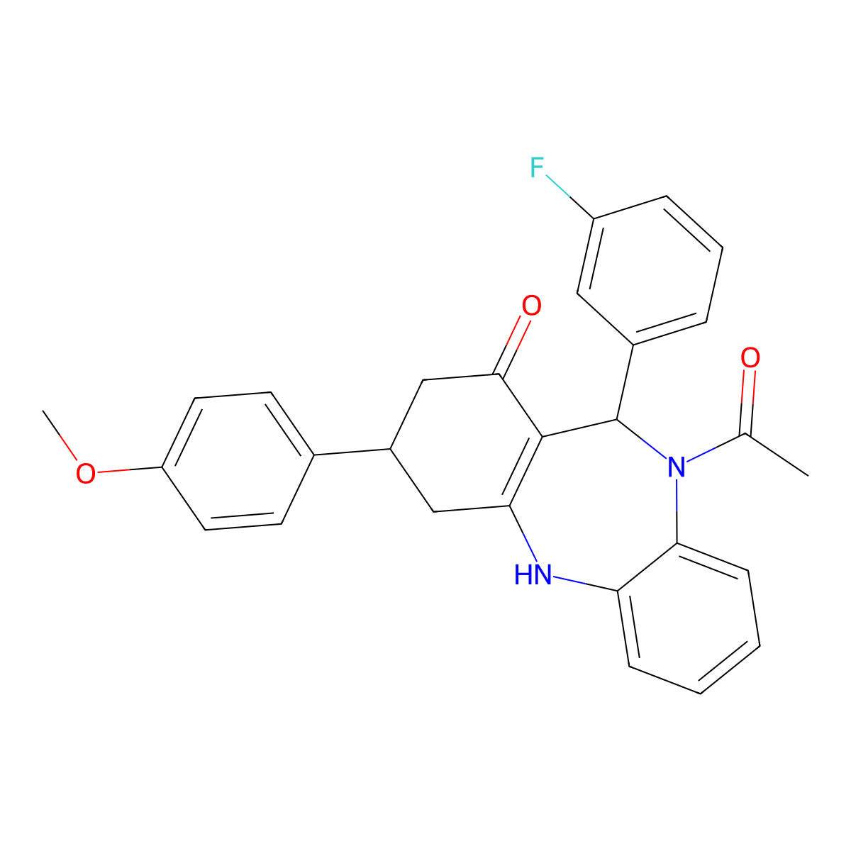 C28H25FN2O3 molecular structure, CAS 444117-54-8
