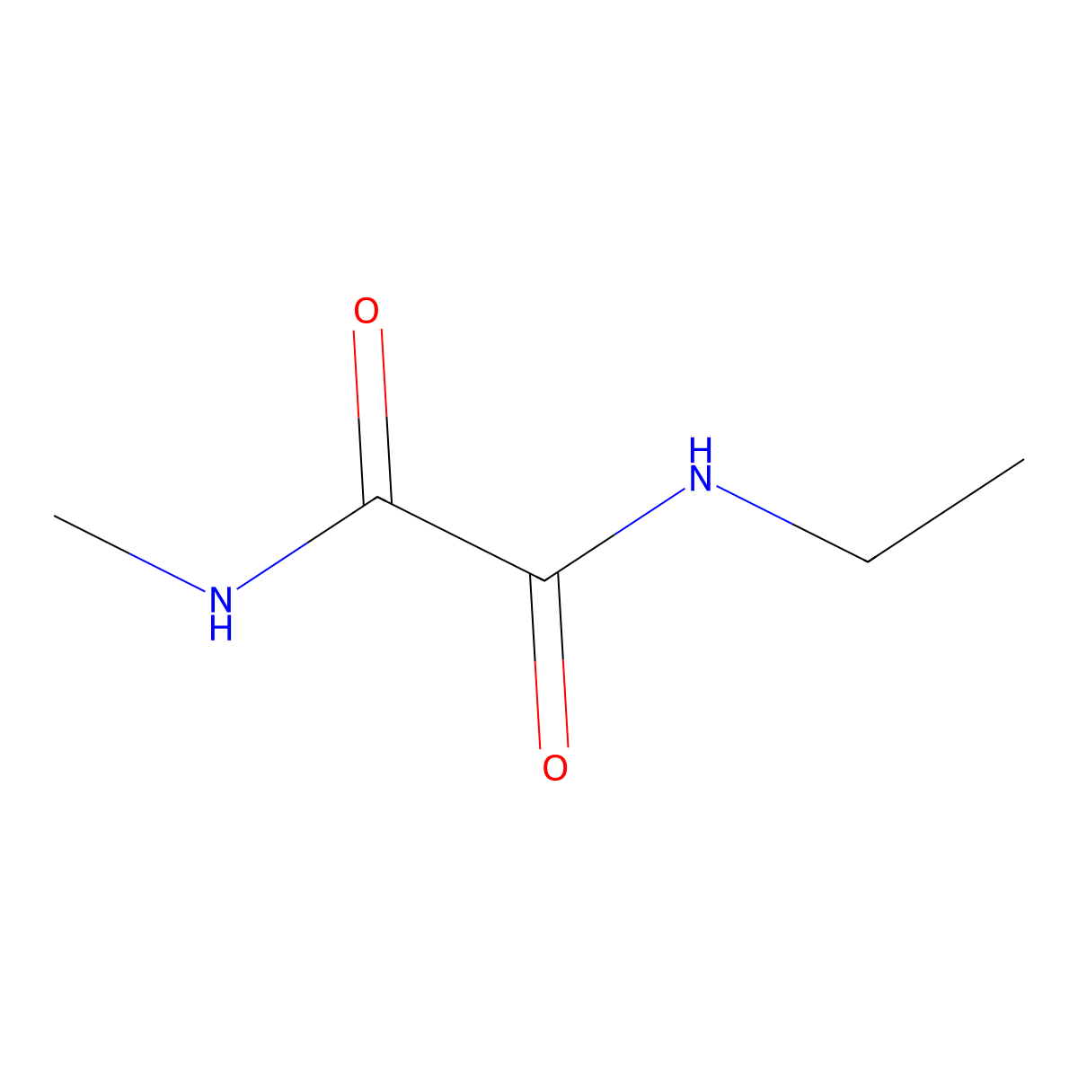 N-ethyl-N'-methylethanediamide molecular structure, CAS 444147-25-5