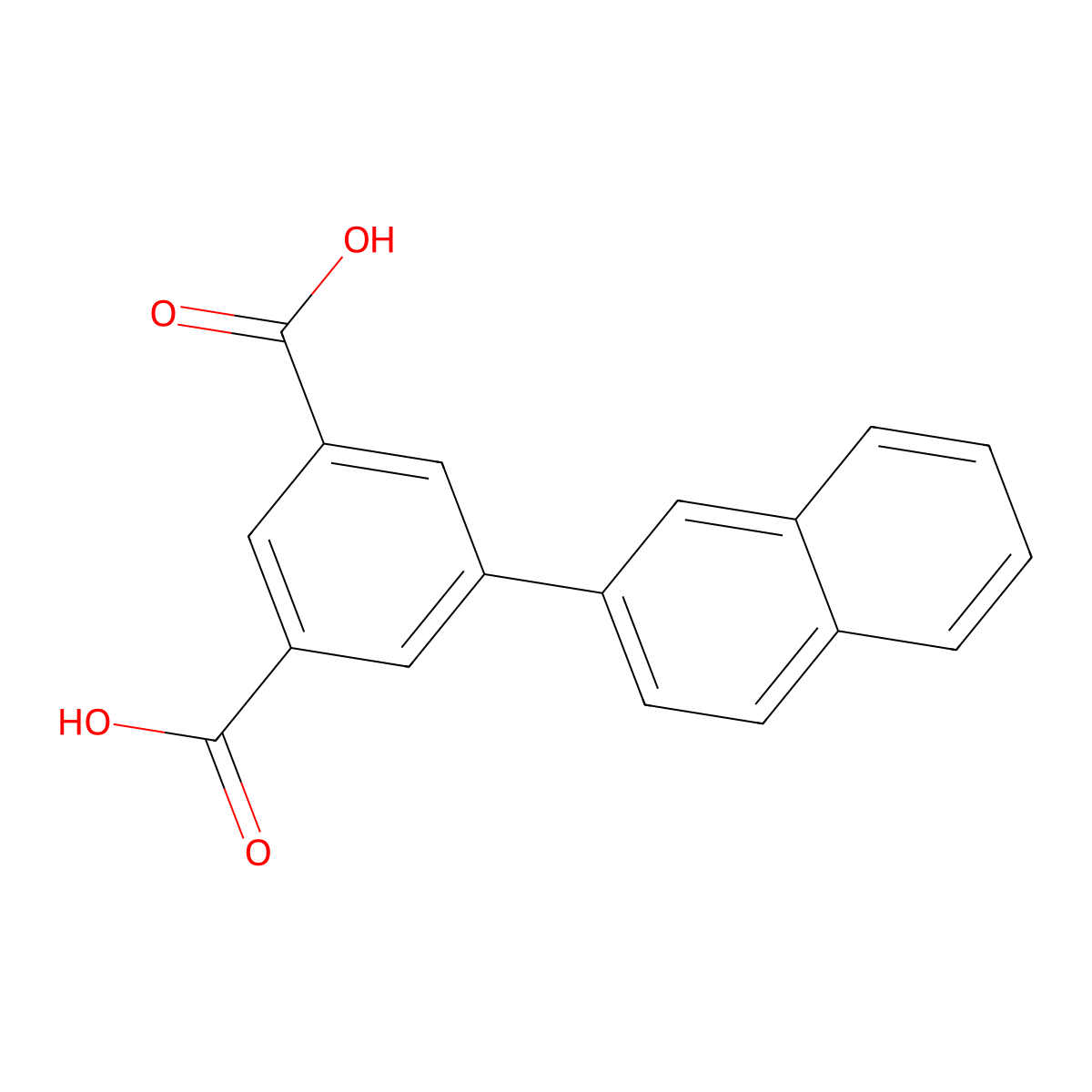 5-(Naphthalen-2-yl)isophthalic acid molecular structure, CAS 444343-41-3