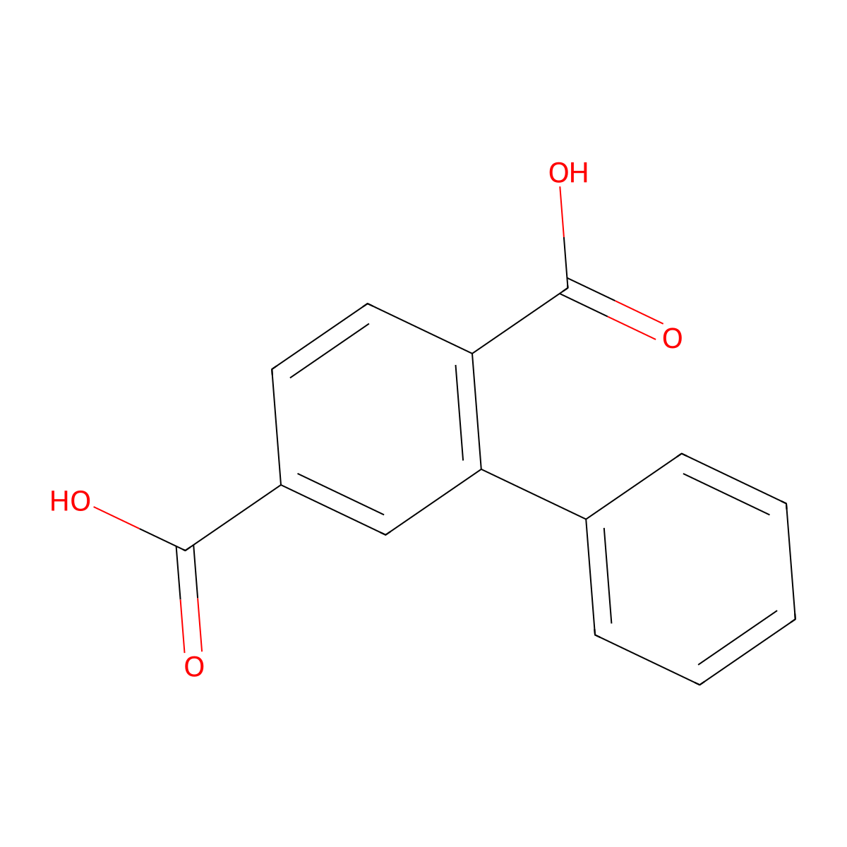 2-Phenylterephthalic acid molecular structure, CAS 4445-51-6