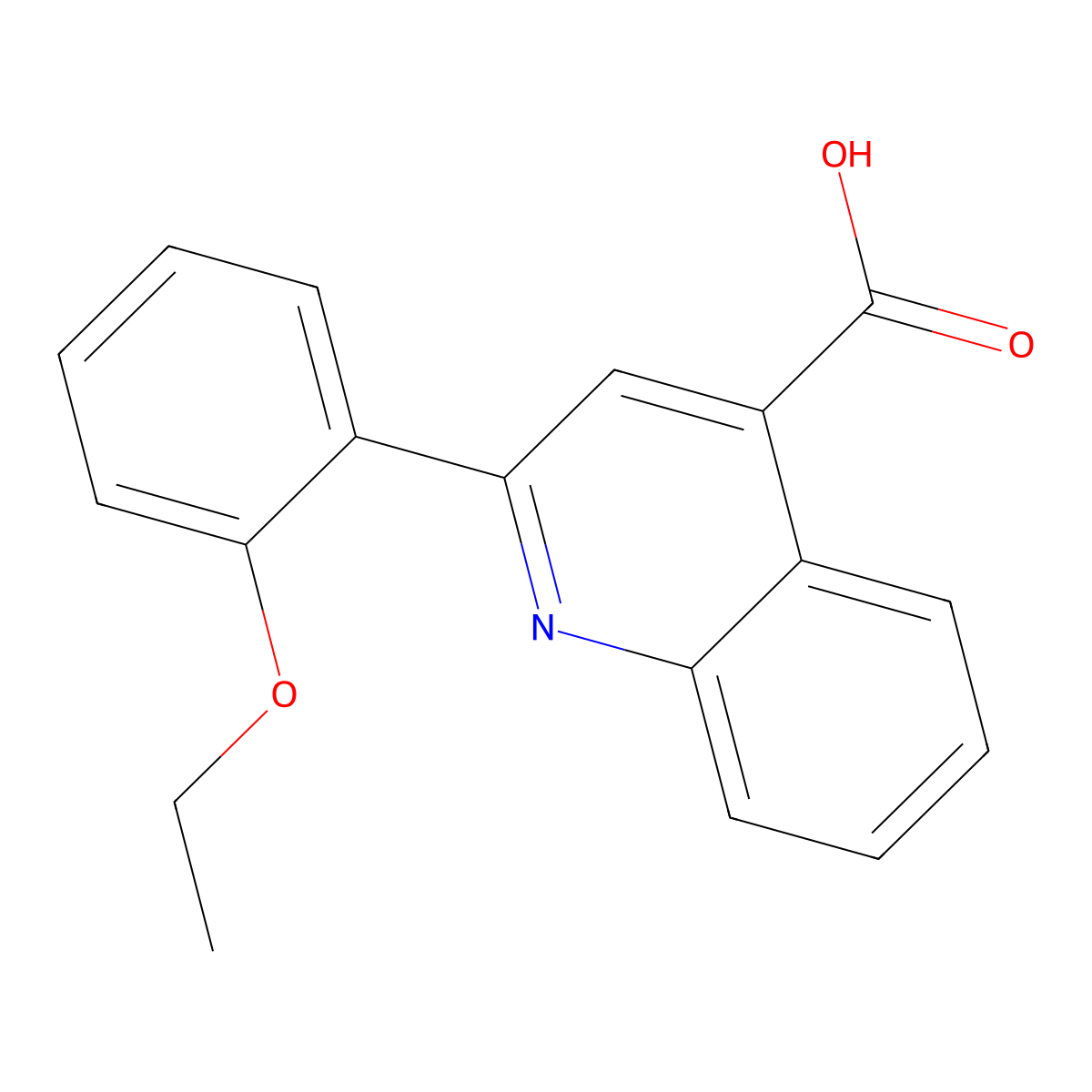 2-(2-Ethoxyphenyl)quinoline-4-carboxylic acid molecular structure, CAS 444565-52-0