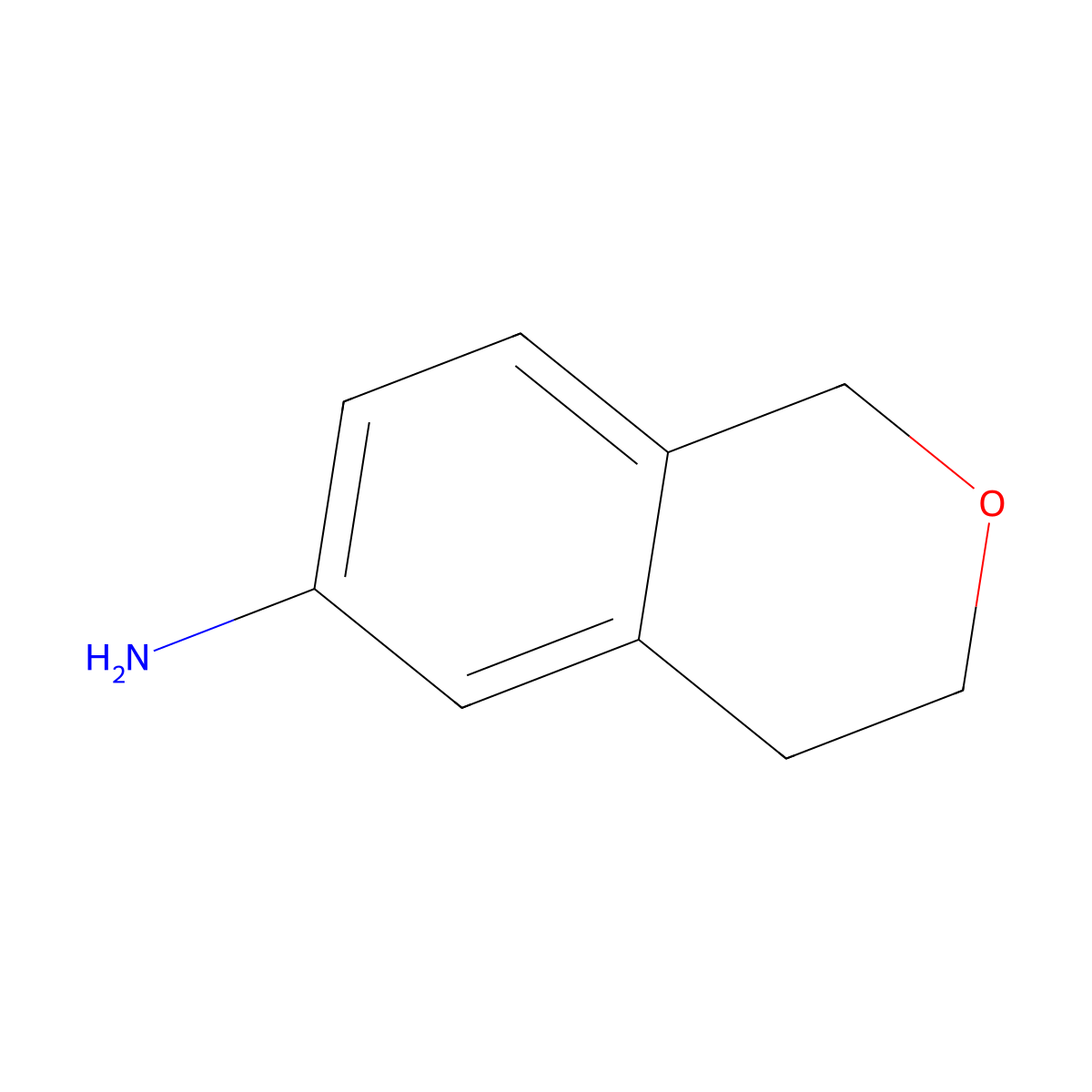 Isochroman-6-amine molecular structure, CAS 444588-39-0