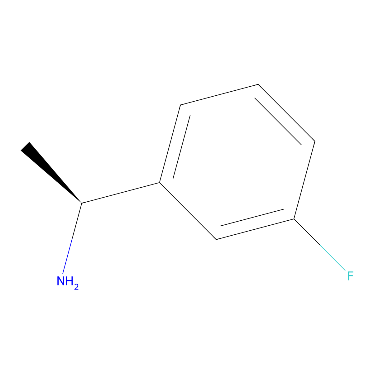 (1S)-1-(3-Fluorophenyl)ethylamine molecular structure, CAS 444643-09-8
