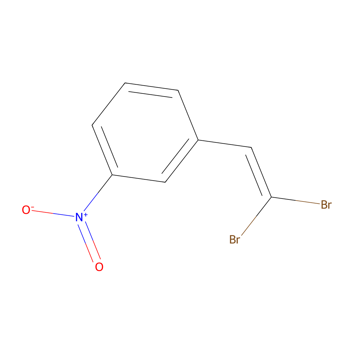 1-(2,2-Dibromoethenyl)-3-nitrobenzene molecular structure, CAS 444681-65-6