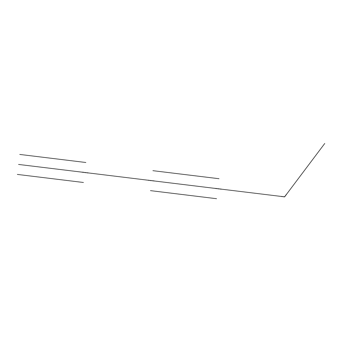 1,3-Hexadiyne molecular structure, CAS 4447-21-6