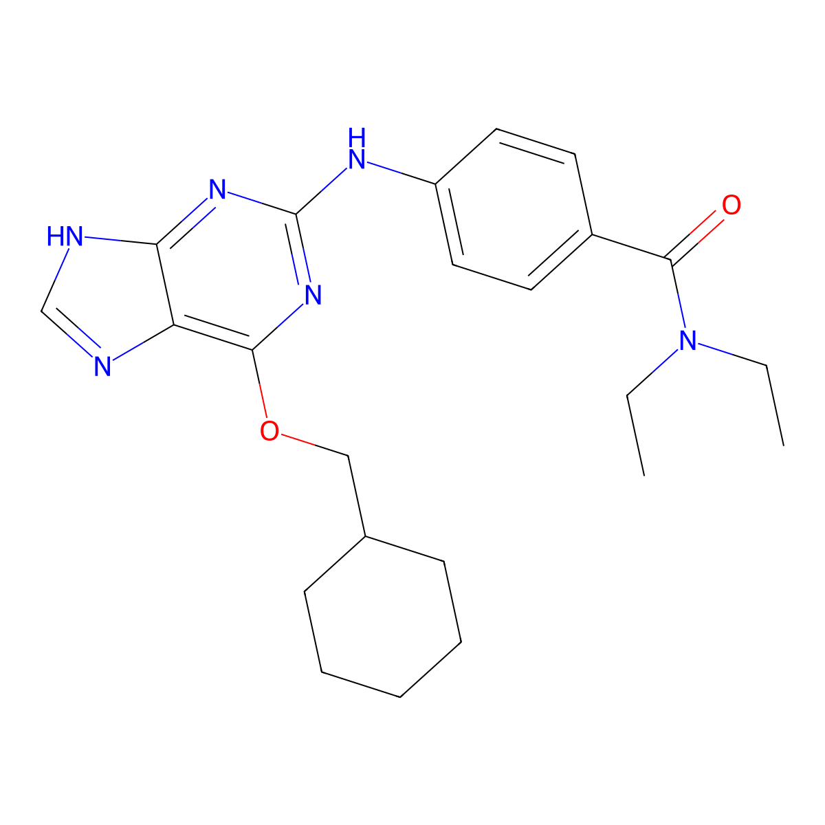 NU6140 molecular structure, CAS 444723-13-1