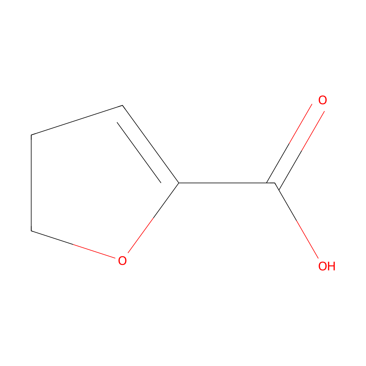 4,5-Dihydrofuran-2-carboxylic acid molecular structure, CAS 444777-27-9