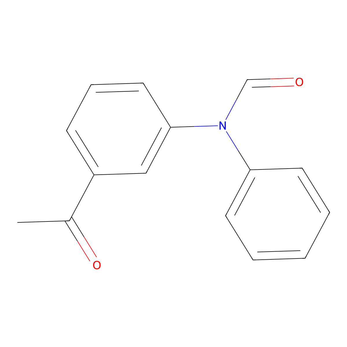 N-(3-Acetylphenyl)-N-phenylformamide molecular structure, CAS 444815-15-0