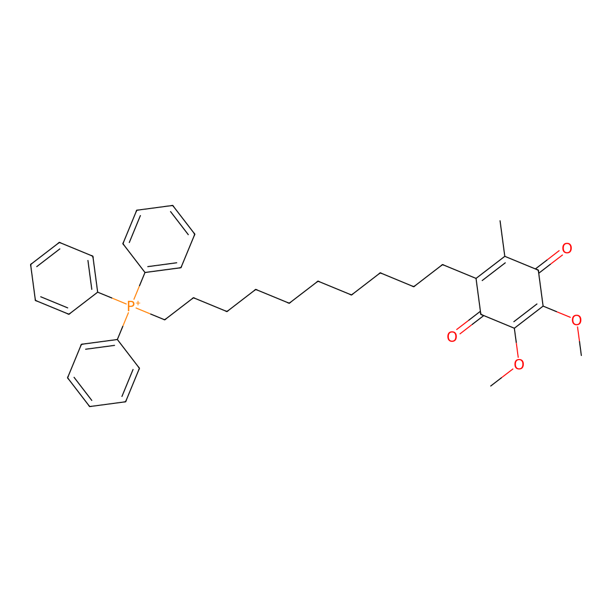 Mitoquinone cation molecular structure, CAS 444890-41-9