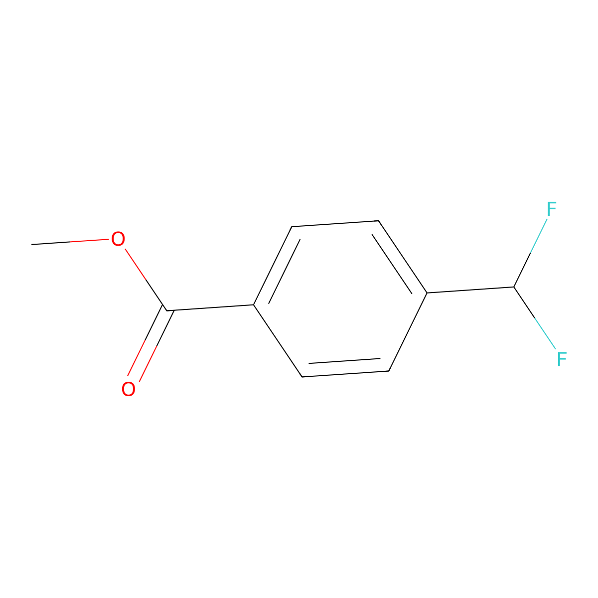 Methyl 4-(difluoromethyl)benzoate molecular structure, CAS 444915-76-8