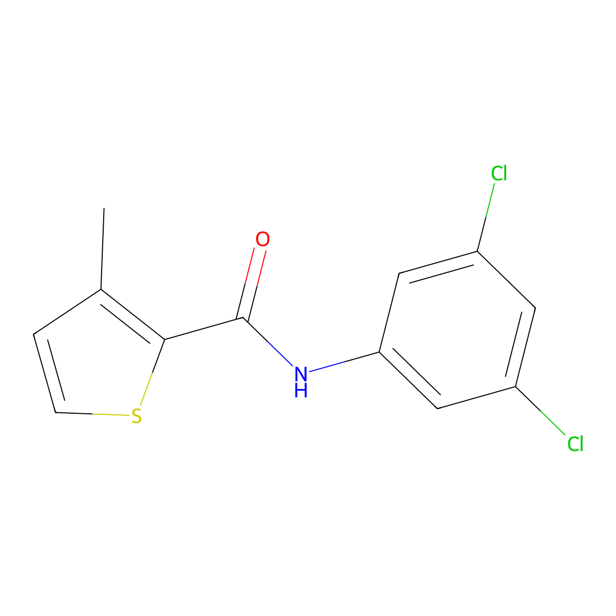 N-(3,5-dichlorophenyl)-3-methylthiophene-2-carboxamide molecular structure, CAS 444935-26-6