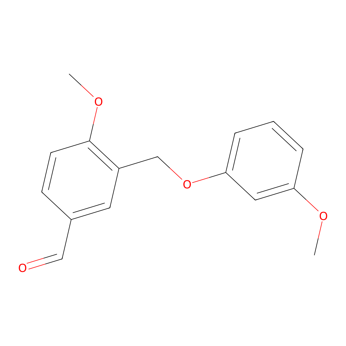 4-Methoxy-3-[(3-methoxyphenoxy)methyl]benzaldehyde molecular structure, CAS 445030-59-1