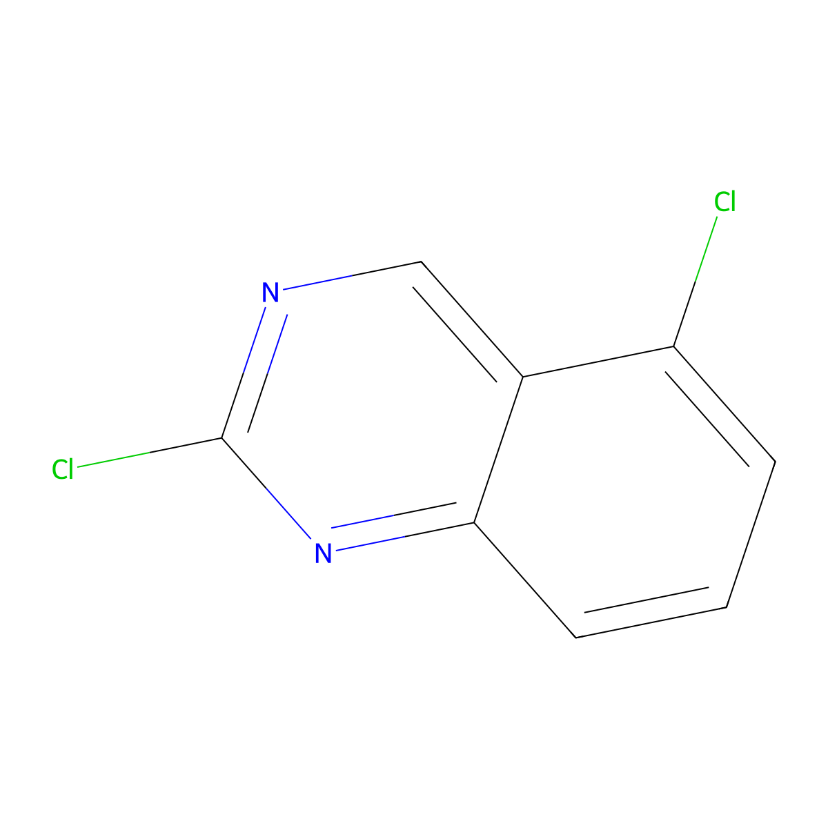 2,5-Dichloroquinazoline molecular structure, CAS 445041-29-2