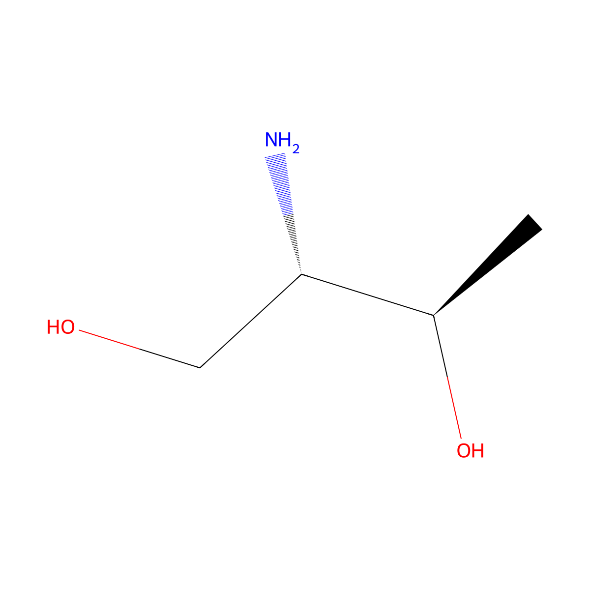 (2S,3R)-2-Amino-1,3-butanediol molecular structure, CAS 44520-54-9