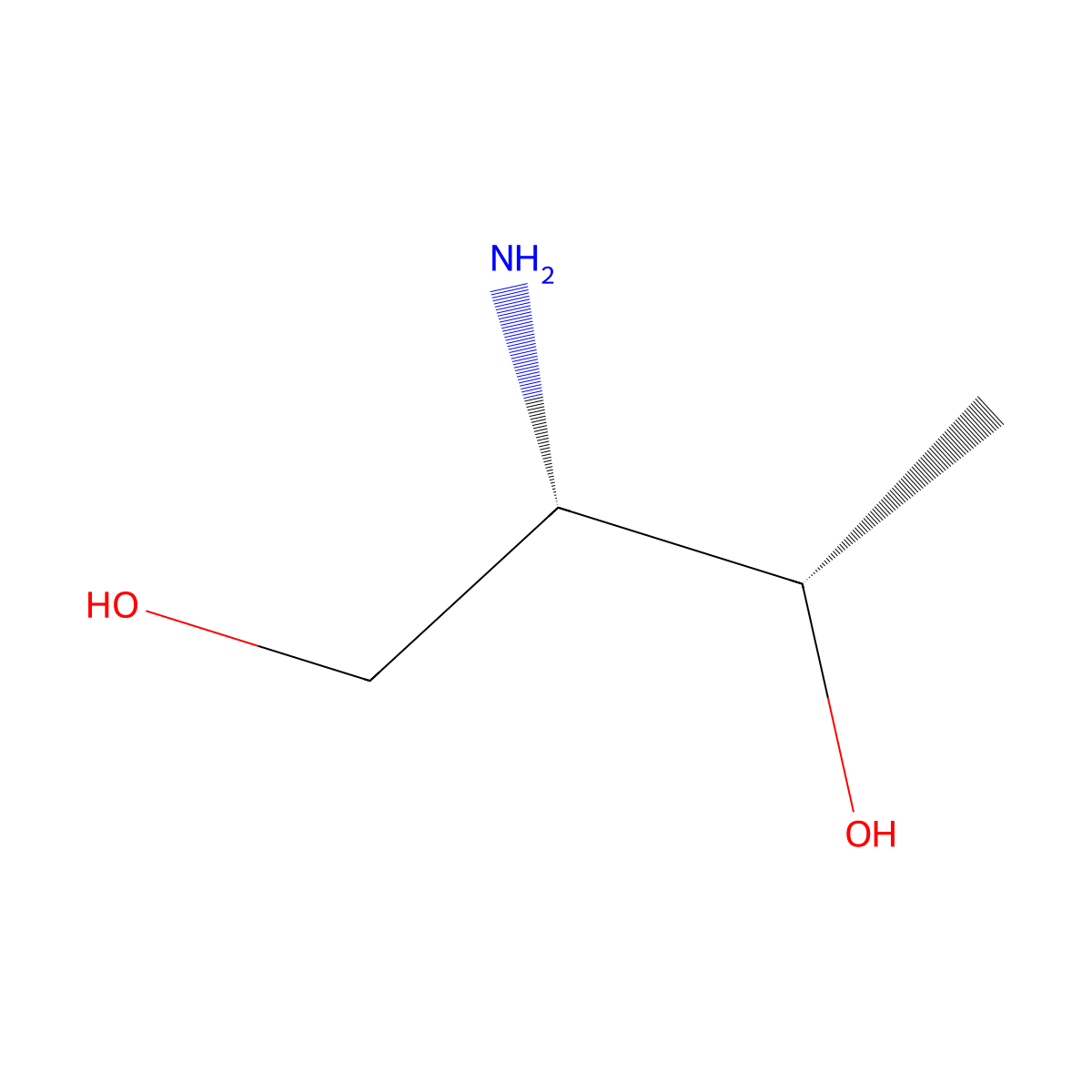 (2S,3S)-2-Amino-1,3-butanediol molecular structure, CAS 44520-55-0