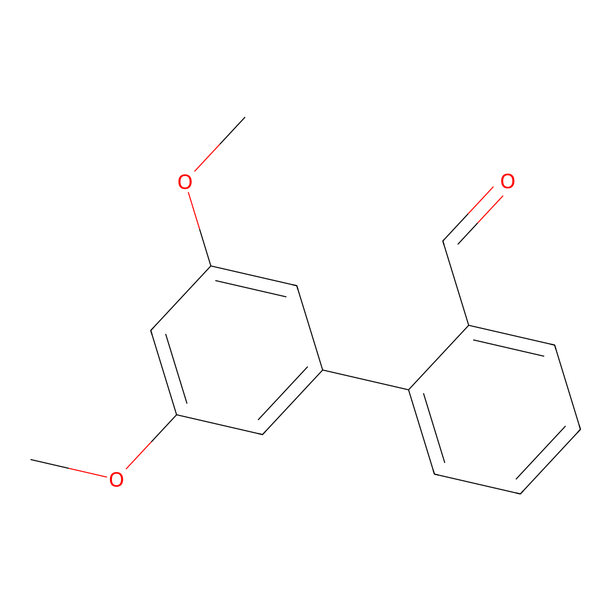 3',5'-Dimethoxy[1,1'-biphenyl]-2-carboxaldehyde molecular structure, CAS 445262-62-4