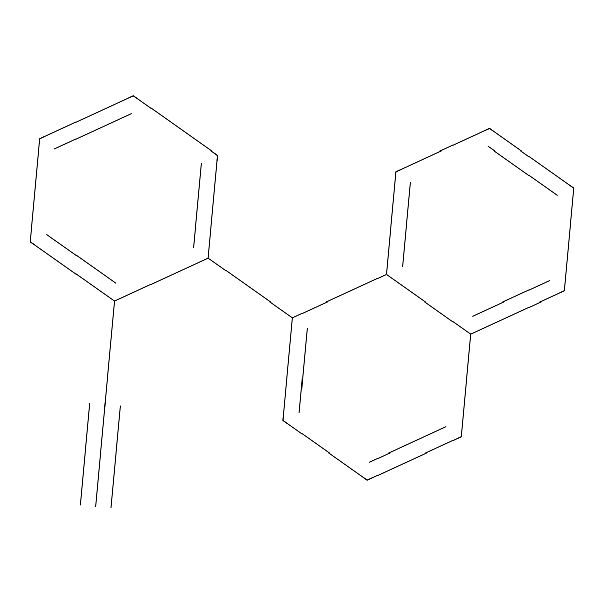 1-(2-Ethynylphenyl)naphthalene molecular structure, CAS 445262-71-5