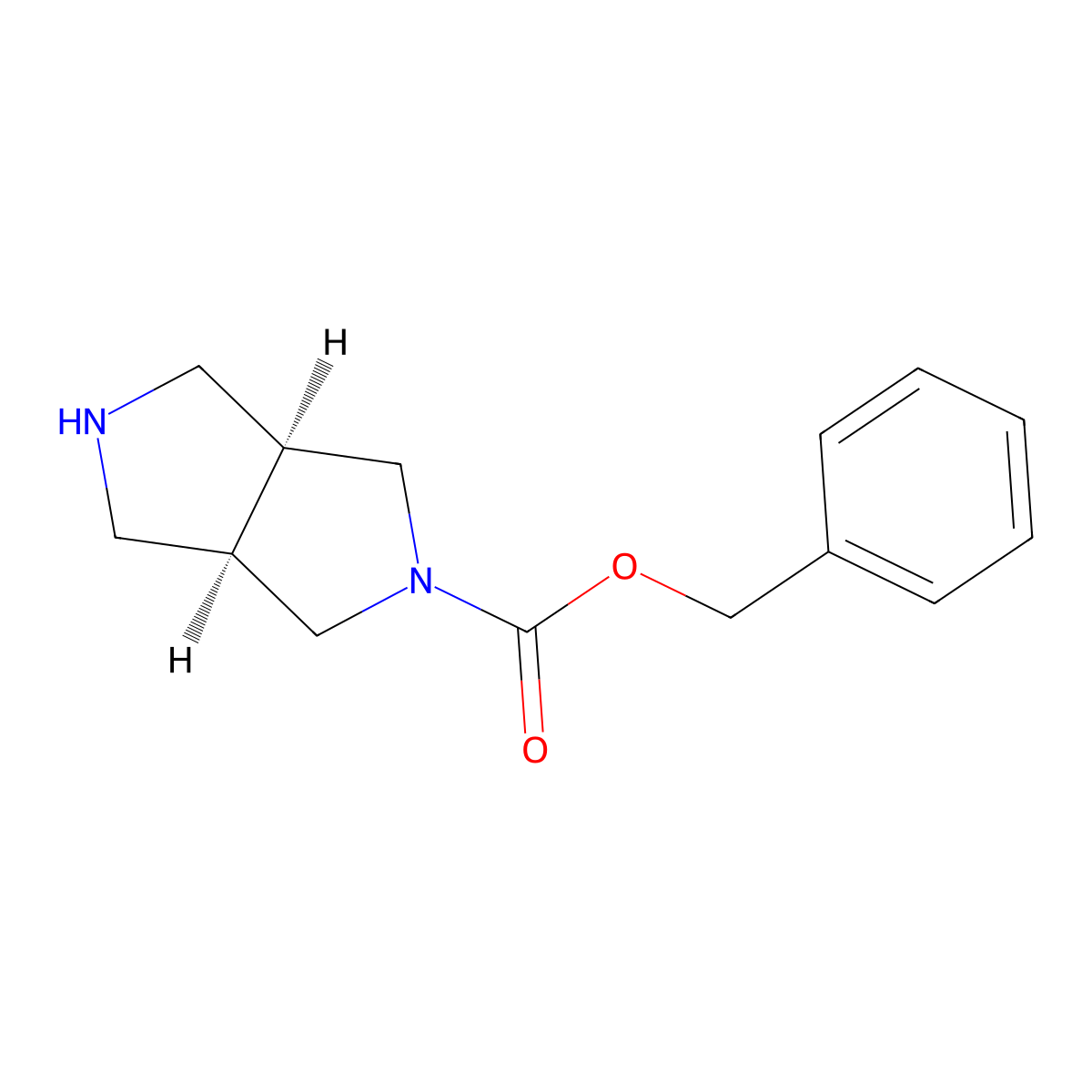 cis-2-Cbz-hexahydropyrrolo[3,4-C]pyrrole molecular structure, CAS 445310-01-0