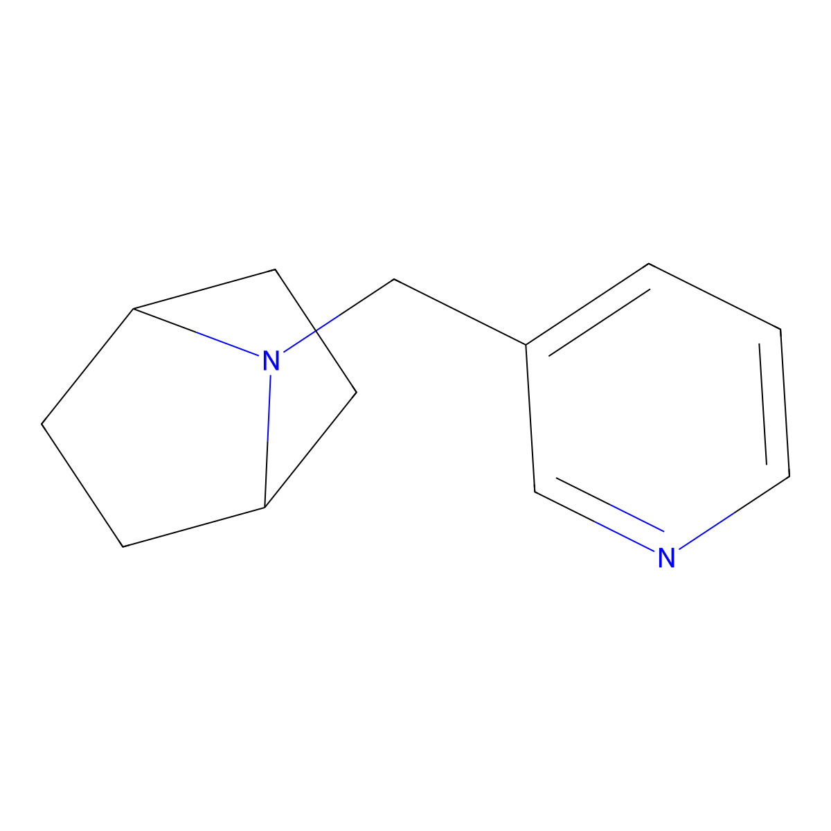 7-[(Pyridin-3-yl)methyl]-7-azabicyclo[2.2.1]heptane molecular structure, CAS 445387-35-9