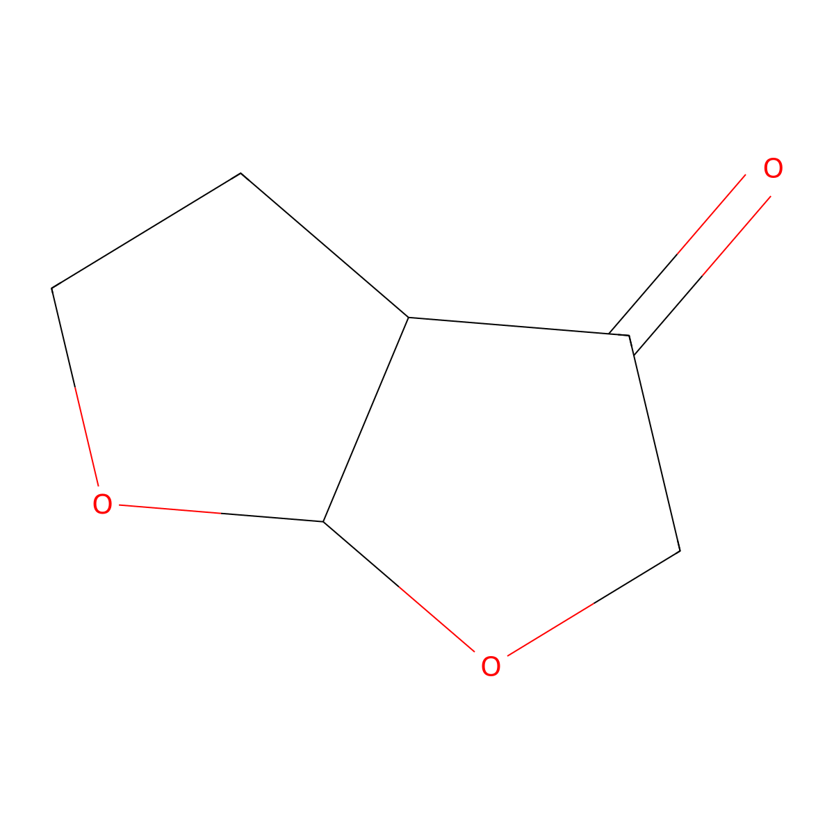 tetrahydrofuro[2,3-b]furan-3(2H)-one molecular structure, CAS 445389-44-6