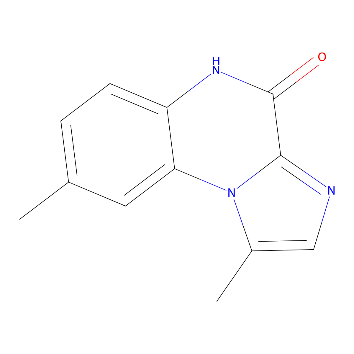 1,8-dimethylimidazo[1,2-a]quinoxalin-4(5H)-one molecular structure, CAS 445430-61-5