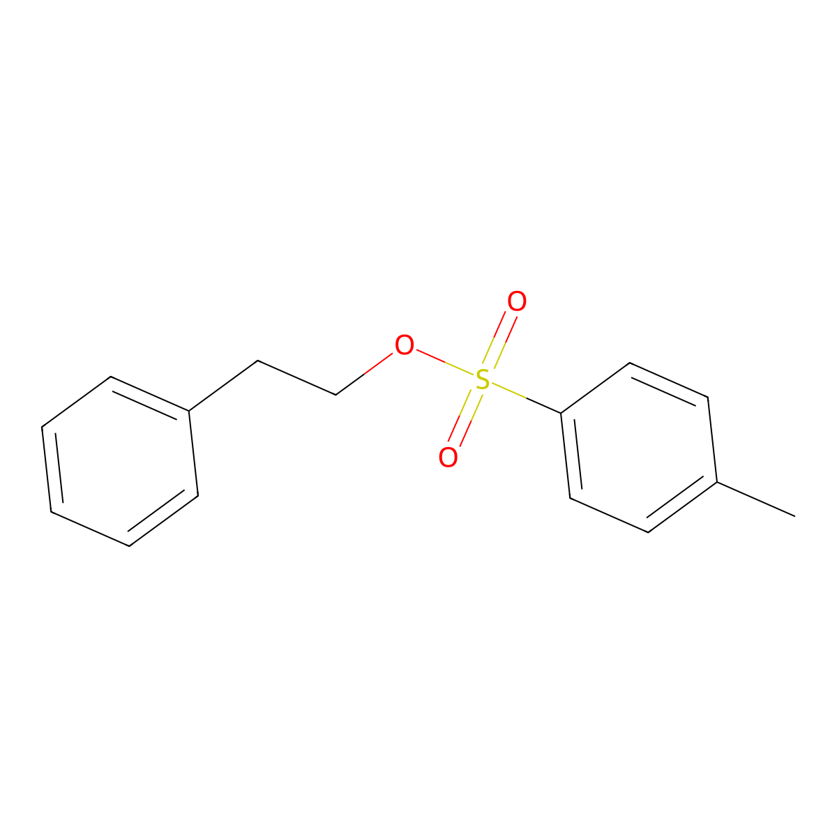 Phenethyl tosylate molecular structure, CAS 4455-09-8