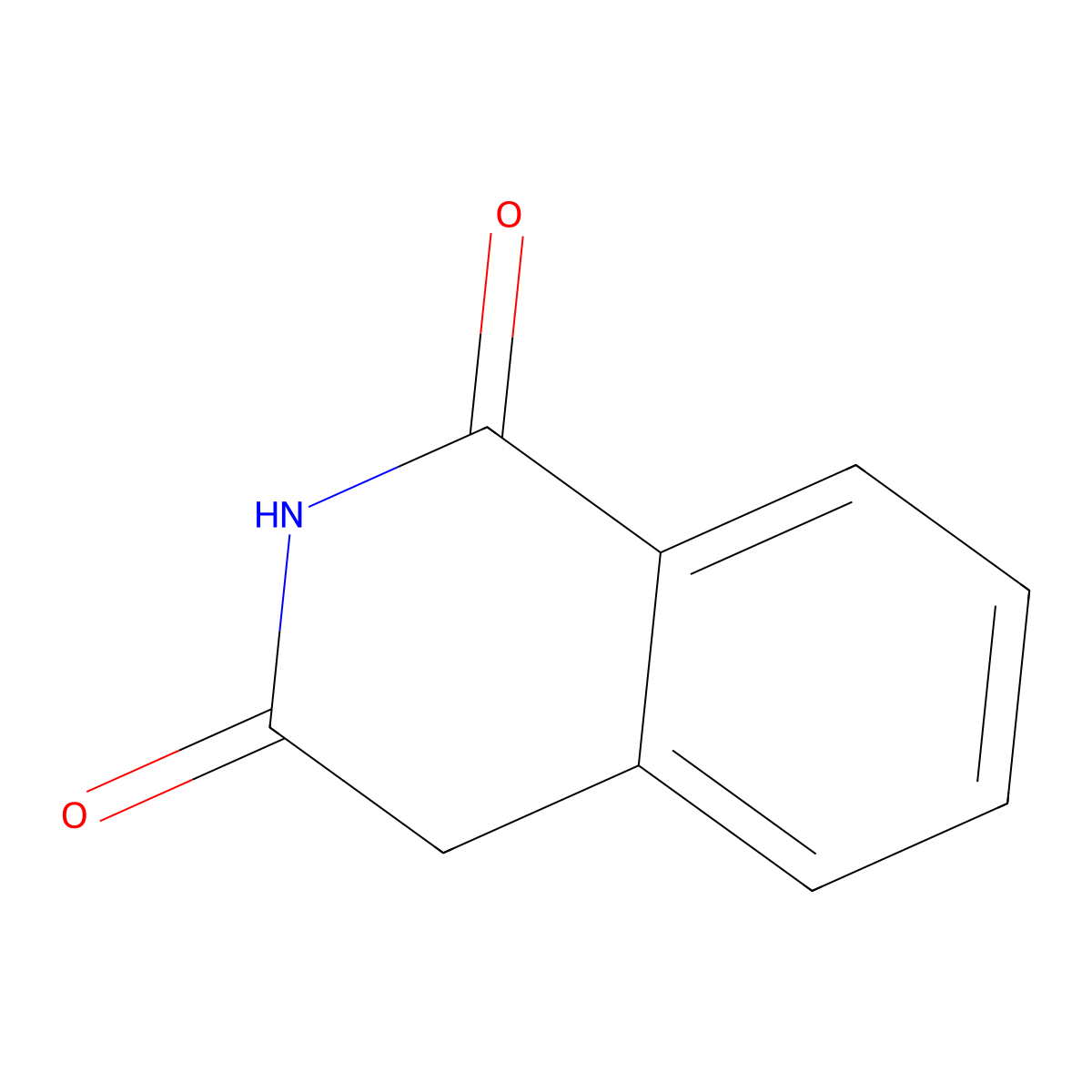 1,3(2H,4H)-isoquinolinedione molecular structure, CAS 4456-77-3