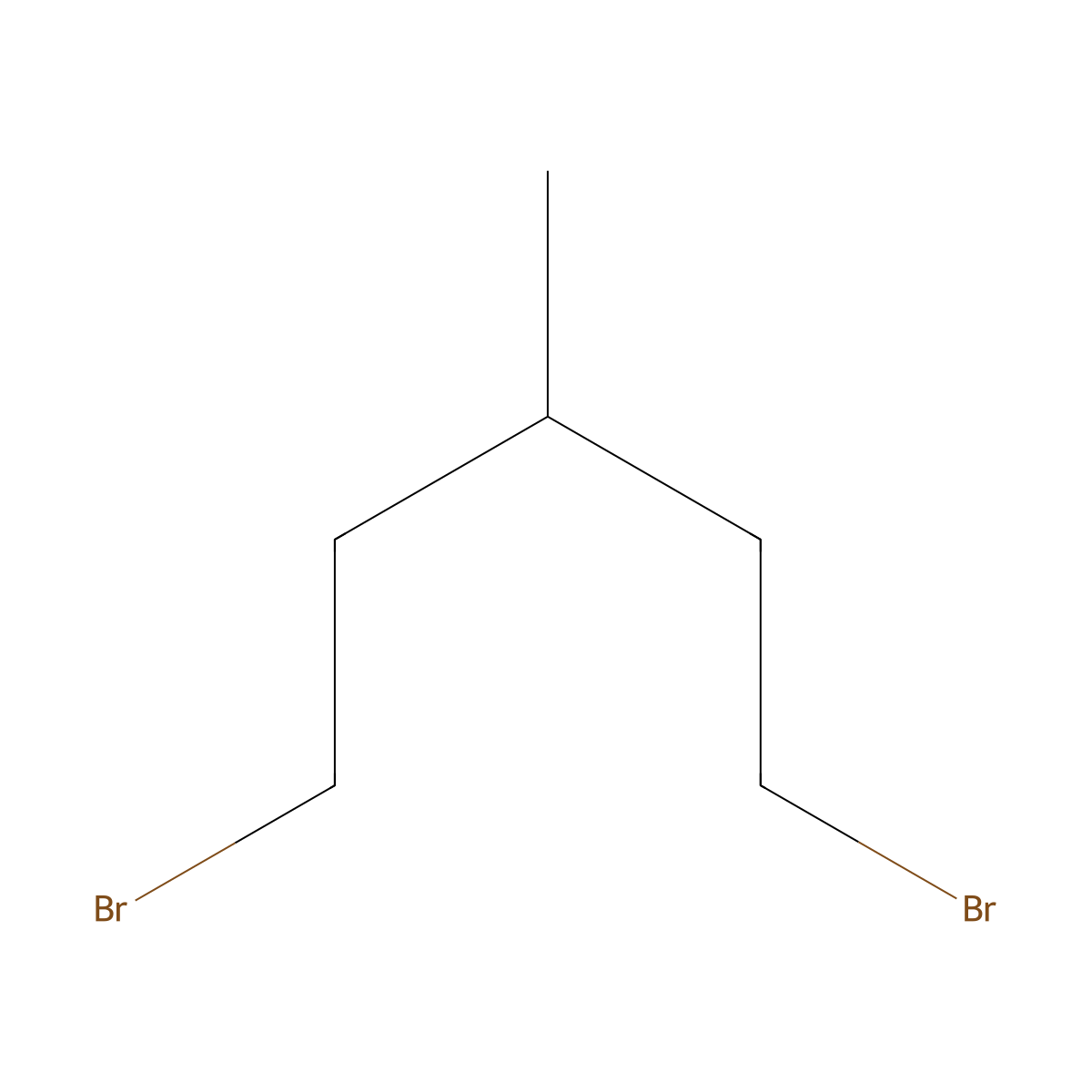 1,5-Dibromo-3-methylpentane molecular structure, CAS 4457-72-1