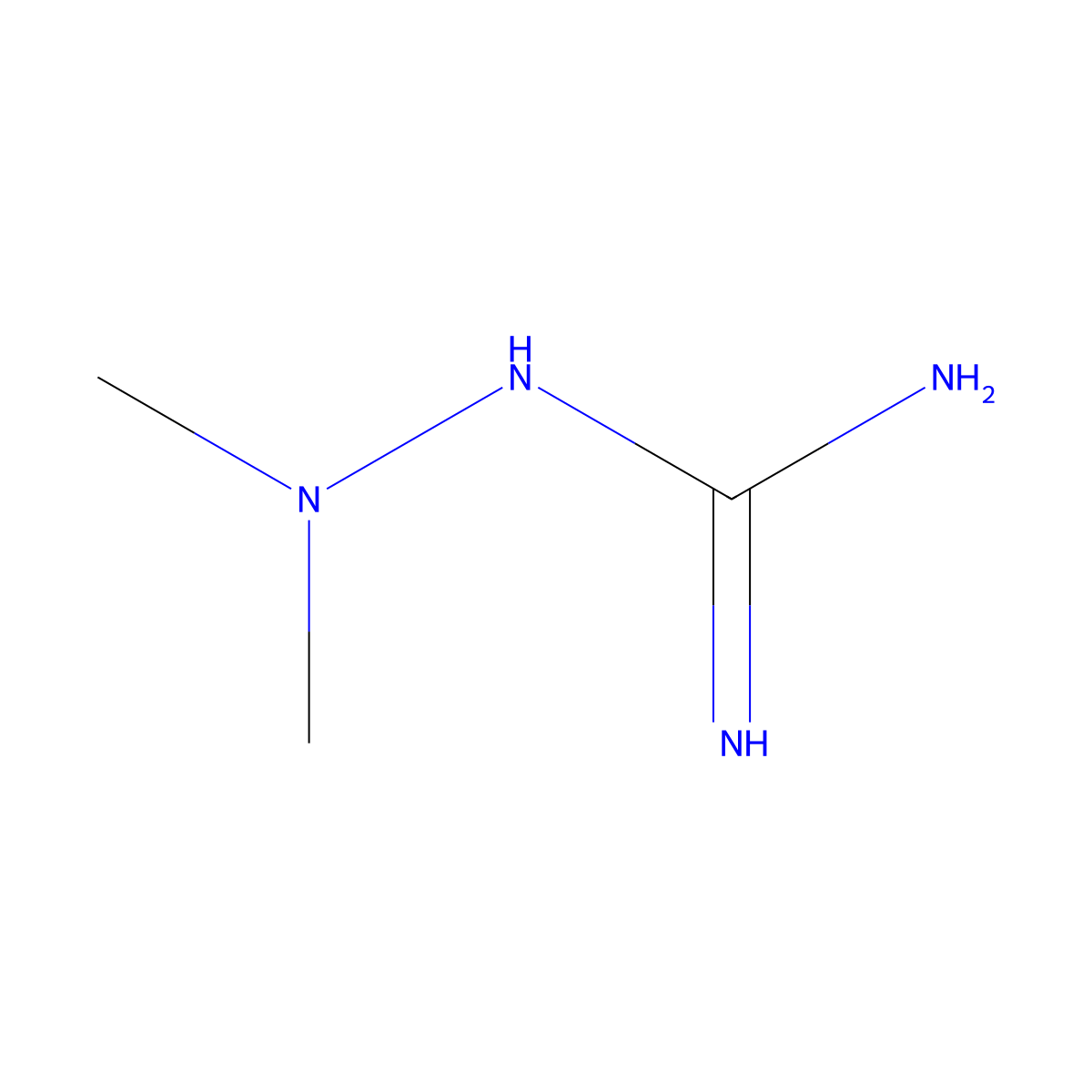 1-(Dimethylamino)guanidine molecular structure, CAS 44592-85-0