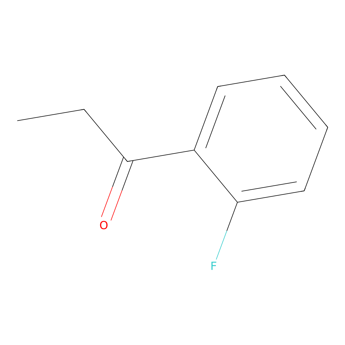 1-(2-Fluorophenyl)propan-1-one molecular structure, CAS 446-22-0