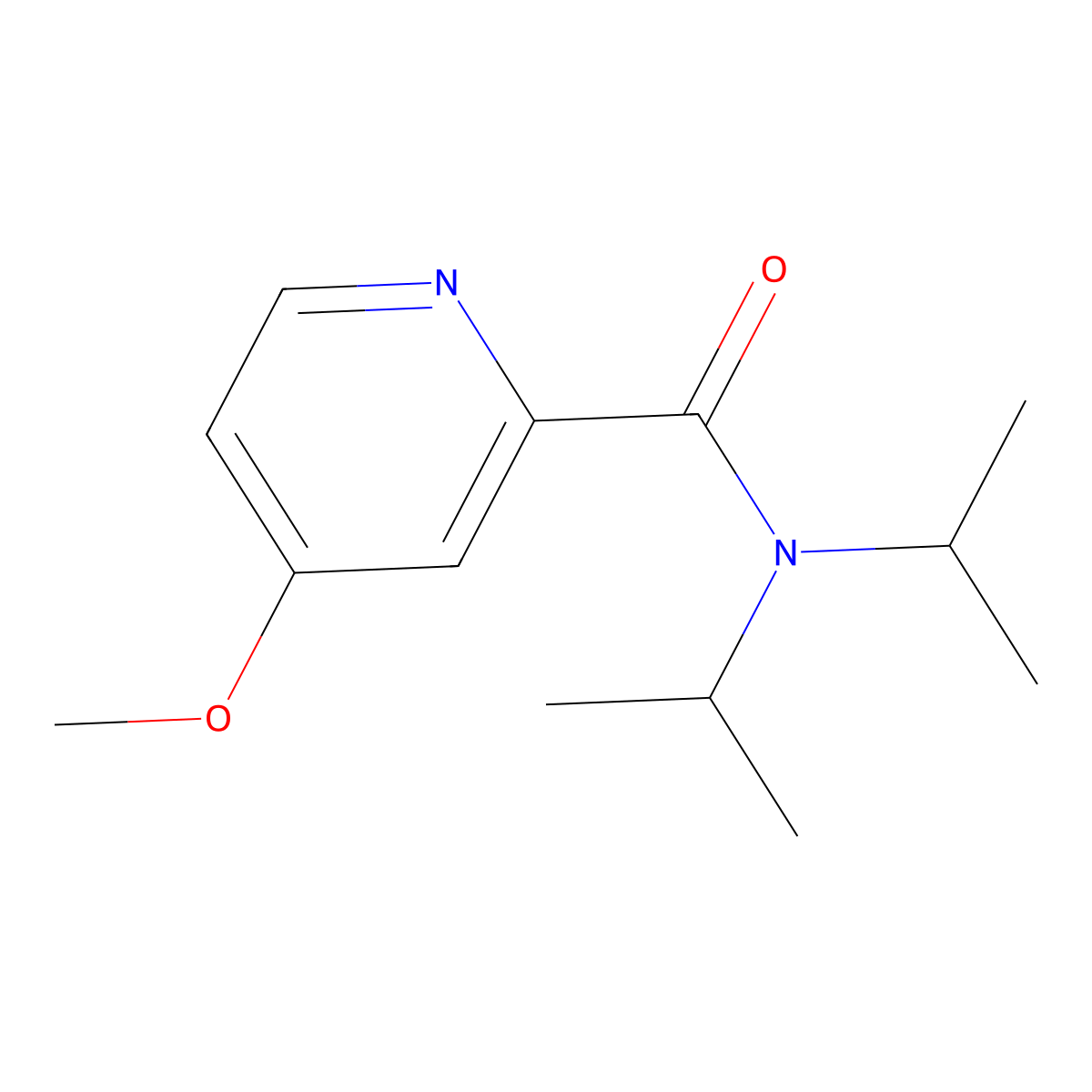 N,N-Diisopropyl-4-methoxypicolinamide molecular structure, CAS 446019-94-9