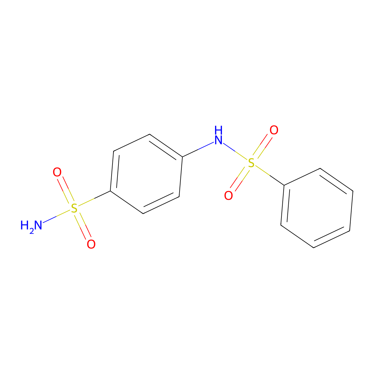 4-Benzenesulfonylamino-benzenesulfonamide molecular structure, CAS 4461-11-4