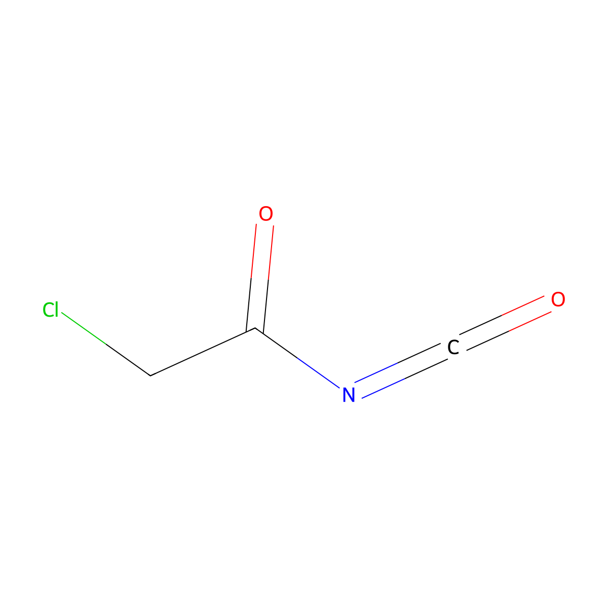 Chloroacetyl isocyanate molecular structure, CAS 4461-30-7