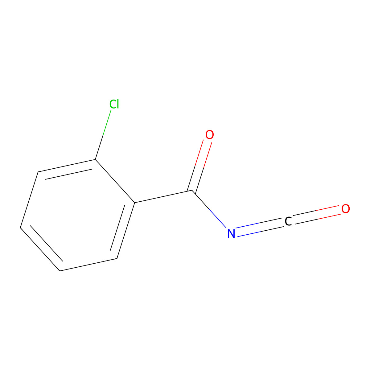2-Chlorobenzoyl isocyanate molecular structure, CAS 4461-34-1