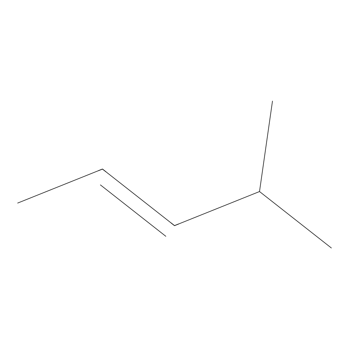 4-Methyl-2-pentene molecular structure, CAS 4461-48-7