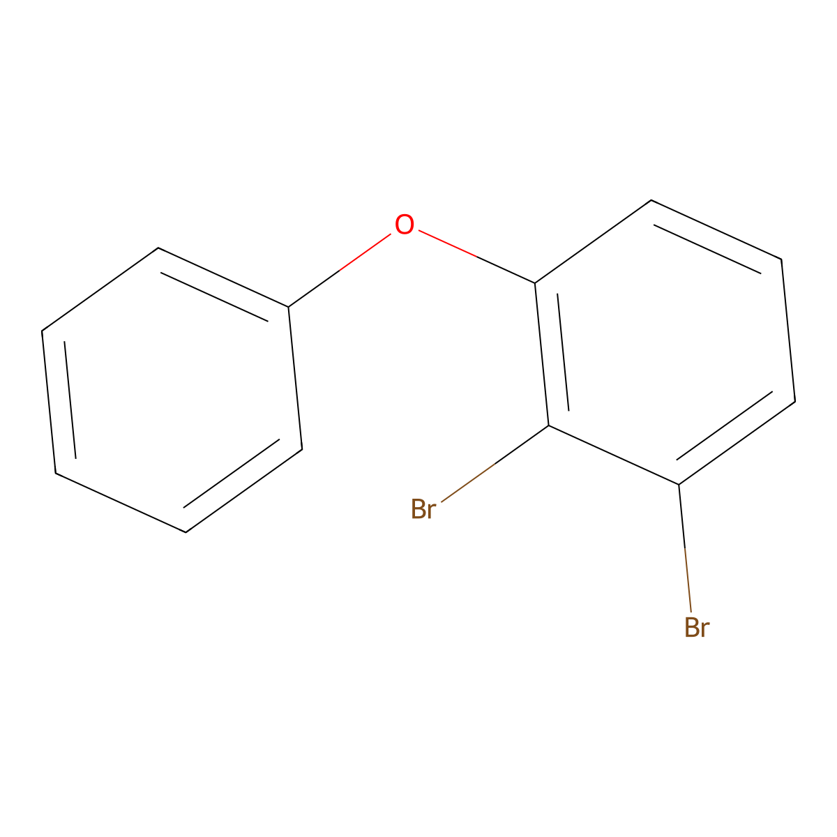 Dibromodiphenyl ether (mixed isomers) molecular structure, CAS 446254-14-4