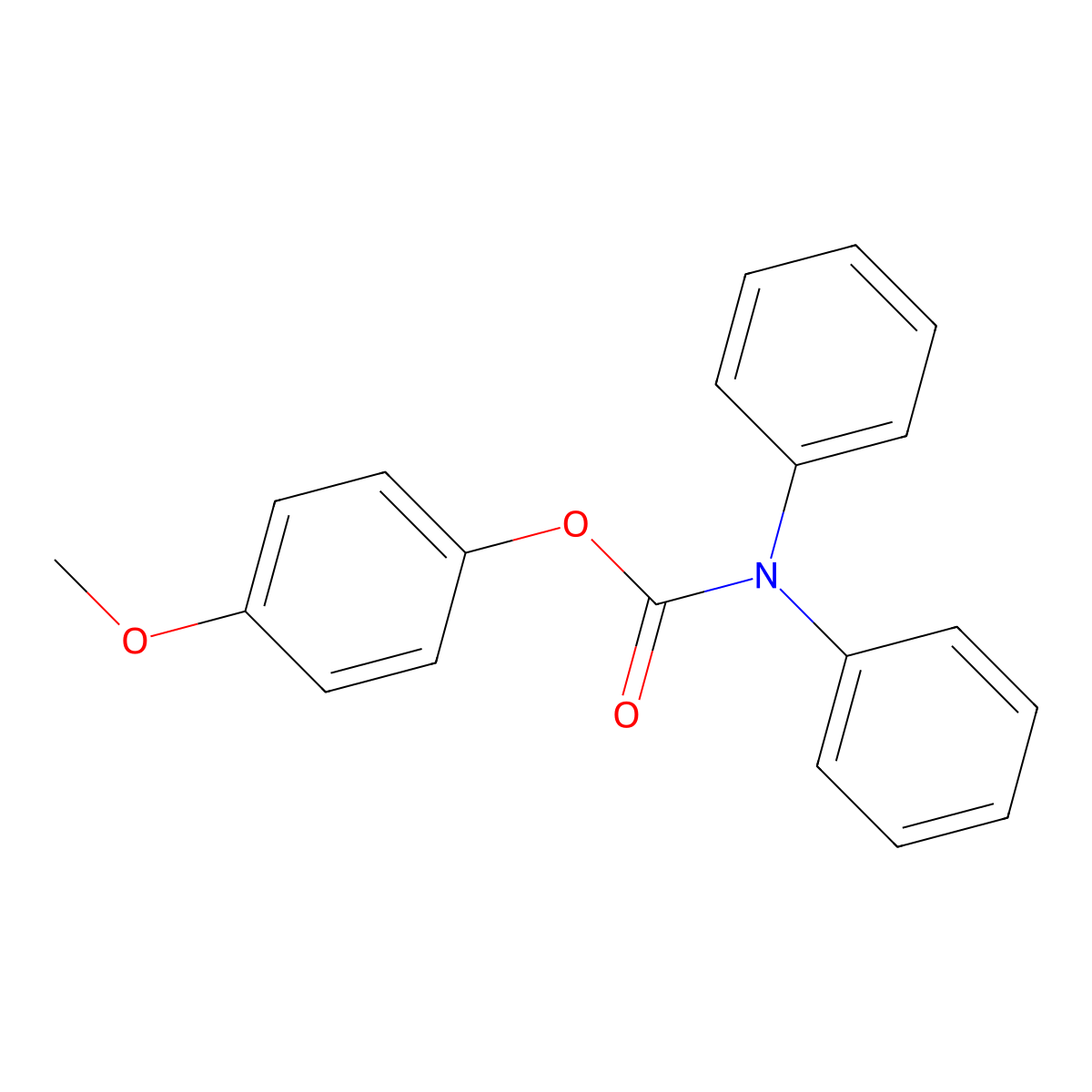 (4-methoxyphenoxy)-N,N-dibenzamide molecular structure, CAS 446270-69-5