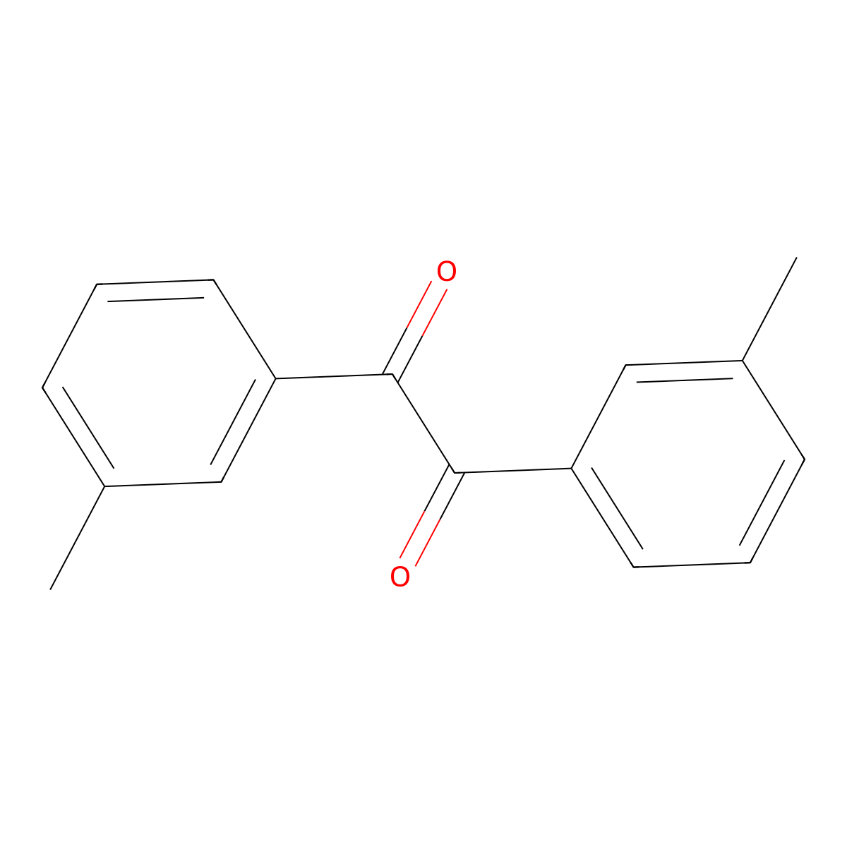 Bis(3-methylphenyl)ethane-1,2-dione molecular structure, CAS 4463-26-7
