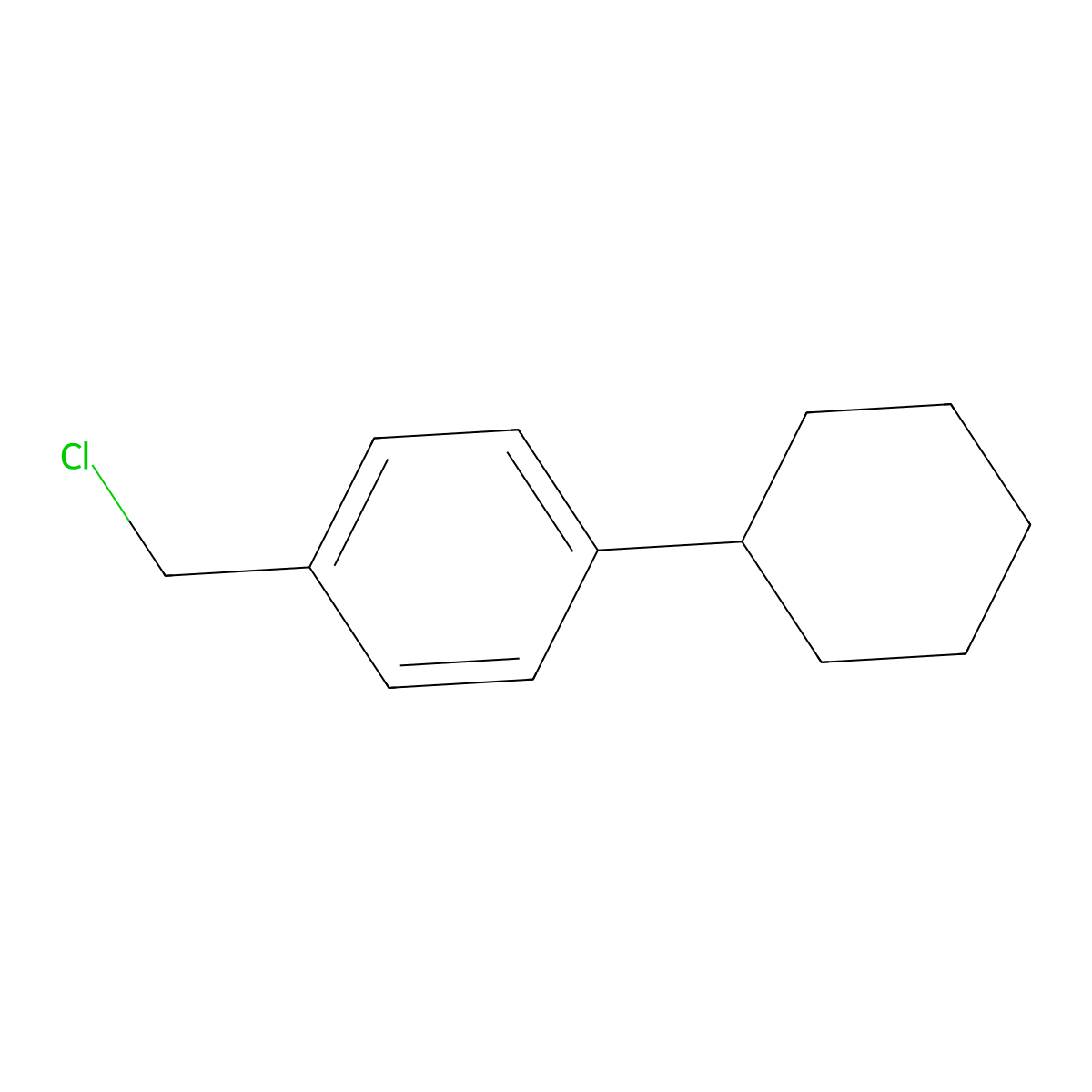 1-(Chloromethyl)-4-cyclohexylbenzene molecular structure, CAS 4463-31-4