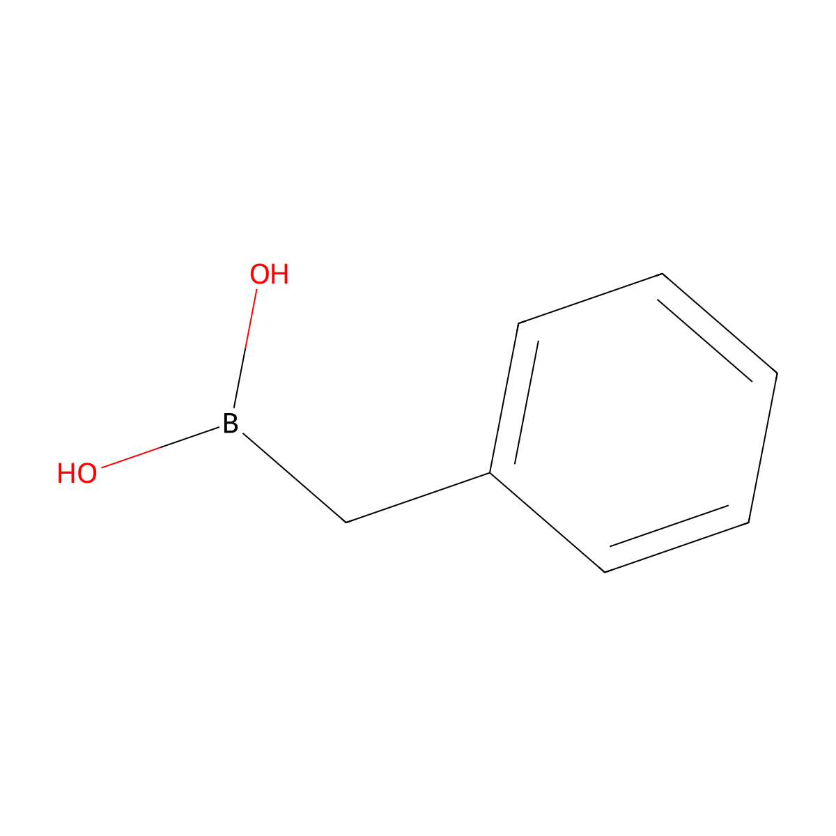 Benzylboronic Acid molecular structure, CAS 4463-42-7