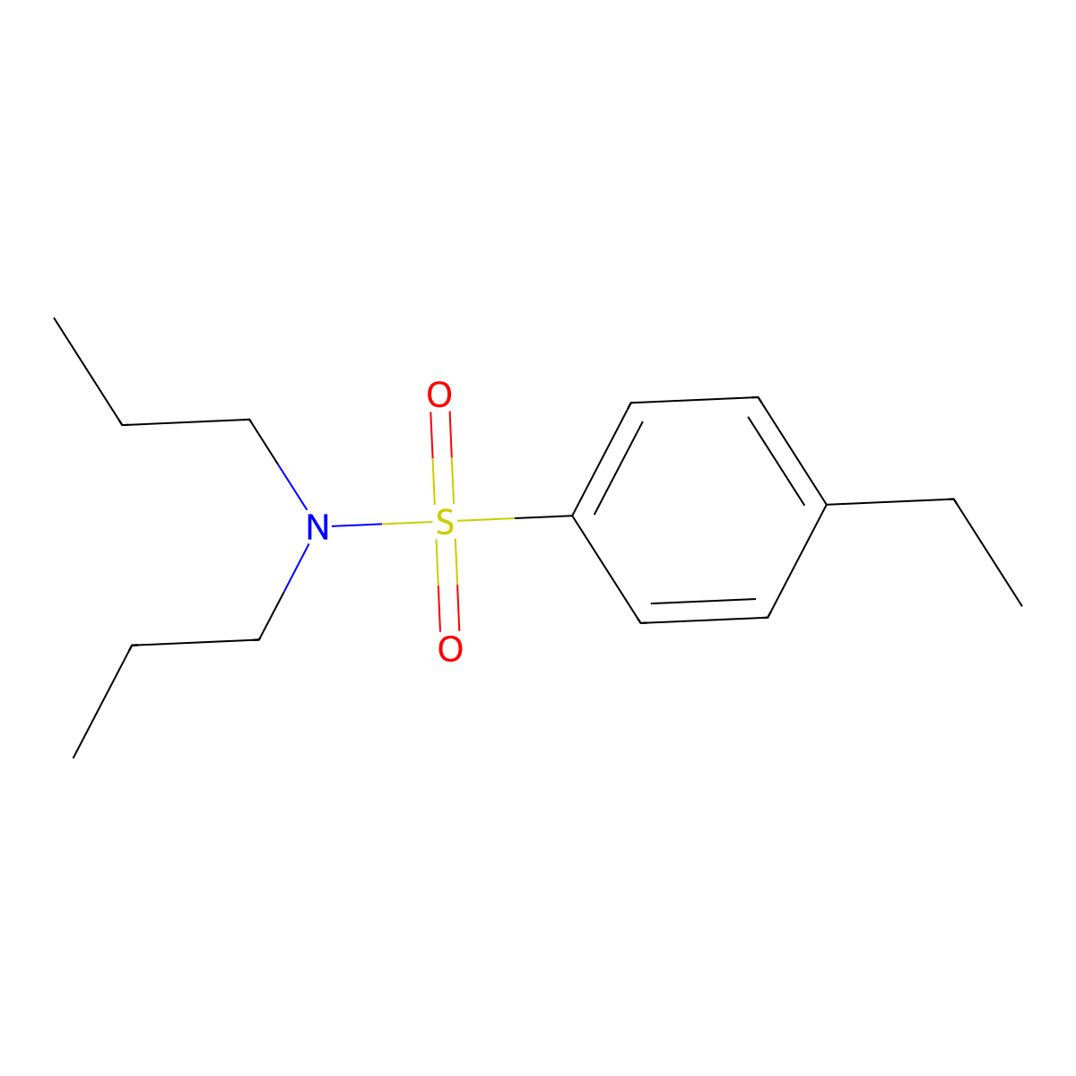 4-ethyl-N,N-dipropylbenzenesulfonamide molecular structure, CAS 446308-93-6