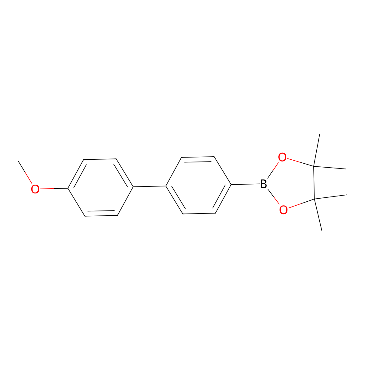 2-(4-(4-Methoxyphenyl)phenyl)-4,4,5,5-tetramethyl-1,3,2-dioxaborolane molecular structure, CAS 446311-34-8