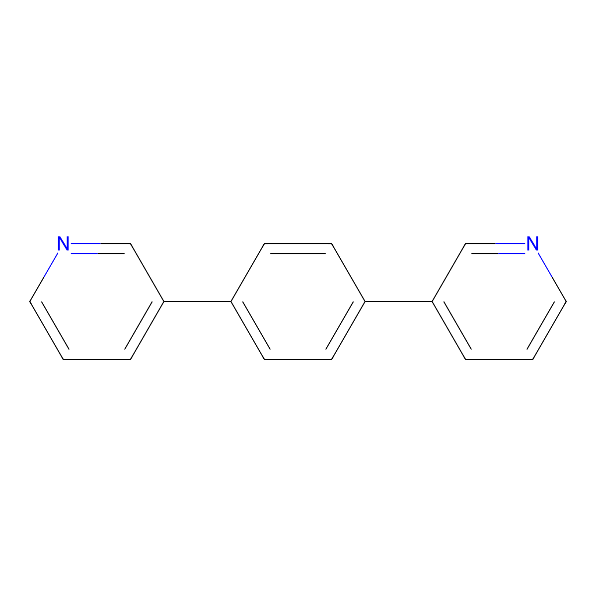 3,3'-(1,4-Phenylene)bis(pyridine) molecular structure, CAS 446311-36-0