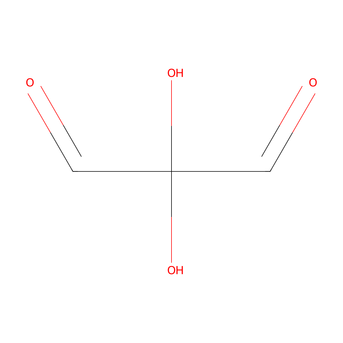 2,2-Dihydroxymalonaldehyde molecular structure, CAS 4464-20-4