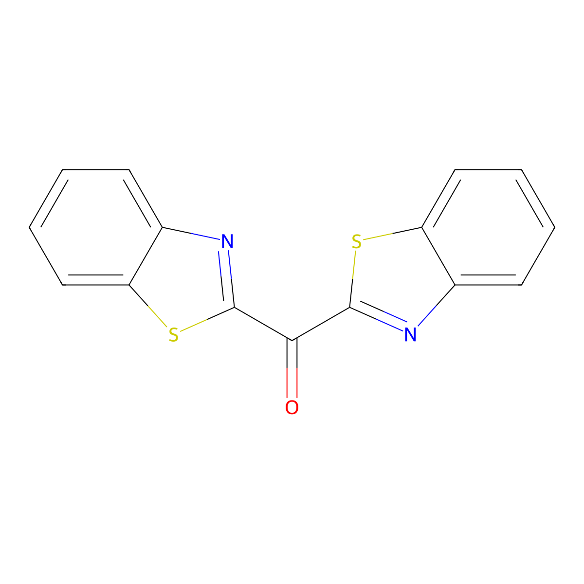 Bis(benzo[d]thiazol-2-yl)methanone molecular structure, CAS 4464-60-2